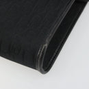 Christian Dior Trotter Canvas Shoulder Bag Vintage Black Gold Auth 187384-9
