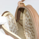 LOEWE Shoulder Bag Leather Brown gold Auth 187385-18
