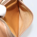 LOEWE Shoulder Bag Leather Brown gold Auth 187385-20