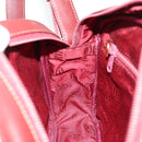 CARTIER Must Line Shoulder Bag Leather Bordeaux Gold Auth 187386A-19