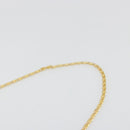 CELINE Chain Shoulder Bag Leather Black Gold Auth 187388-14