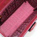 CARTIER Must Line Hand Bag Leather Bordeaux Gold Auth 187392A-12