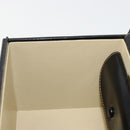 LOEWE Vanity Hand Bag Leather Black Gold Auth 187393A-19