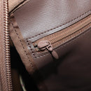 Burberrys Nova Check Boston Bag Canvas With Pouch Beige Gold Auth 187403-19