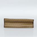 CELINE Fendi Macadam Canvas Zucchino Canvas Bag PVC 2 Set Beige Auth 187404-15