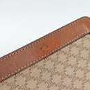 CELINE Fendi Macadam Canvas Zucchino Canvas Bag PVC 2 Set Beige Auth 187404-9