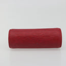 LOUIS VUITTON Epi Soufflot Pouch Accessory Pouch Red LV Auth 187407-5