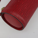 LOUIS VUITTON Epi Soufflot Pouch Accessory Pouch Red LV Auth 187407-16