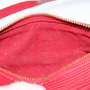 LOUIS VUITTON Epi Soufflot Pouch Accessory Pouch Red LV Auth 187407-19