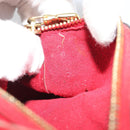 LOUIS VUITTON Epi Soufflot Pouch Accessory Pouch Red LV Auth 187407-12