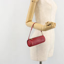 LOUIS VUITTON Epi Soufflot Pouch Accessory Pouch Red LV Auth 187407-22