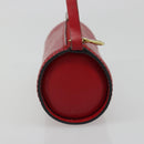 LOUIS VUITTON Epi Soufflot Pouch Accessory Pouch Red LV Auth 187407-4