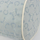 CELINE C Macadam Canvas Pouch Light Blue Auth 187409A-11