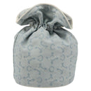 CELINE C Macadam Canvas Pouch Light Blue Auth 187409A-3