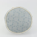CELINE C Macadam Canvas Pouch Light Blue Auth 187409A-7