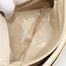 CELINE Shoulder Bag Leather Ivory Gold Auth 187413A-22