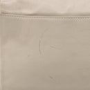 CELINE Shoulder Bag Leather Ivory Gold Auth 187413A-3
