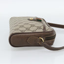 GUCCI GG Supreme Web Sherry Line Bag PVC Beige Gold 116 02 089 Auth 187415-4