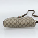 GUCCI GG Supreme Web Sherry Line Bag PVC Beige Gold 116 02 089 Auth 187415-5
