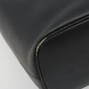 Salvatore Ferragamo Gancini Tote Bag Leather Black Gold Auth 187416-11