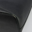 Salvatore Ferragamo Gancini Tote Bag Leather Black Gold Auth 187416-12