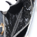Salvatore Ferragamo Gancini Tote Bag Leather Black Gold Auth 187416-23