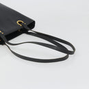 Salvatore Ferragamo Gancini Tote Bag Leather Black Gold Auth 187416-7