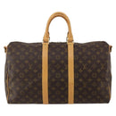LOUIS VUITTON Monogram Keepall Bandouliere 45 Boston Bag M41418 LV Auth 187418A-2