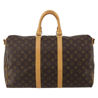 LOUIS VUITTON Monogram Keepall Bandouliere 45 Boston Bag M41418 LV Auth 187418A - 0