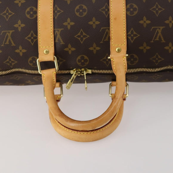 LOUIS VUITTON Monogram Keepall Bandouliere 45 Boston Bag M41418 LV Auth 187418A