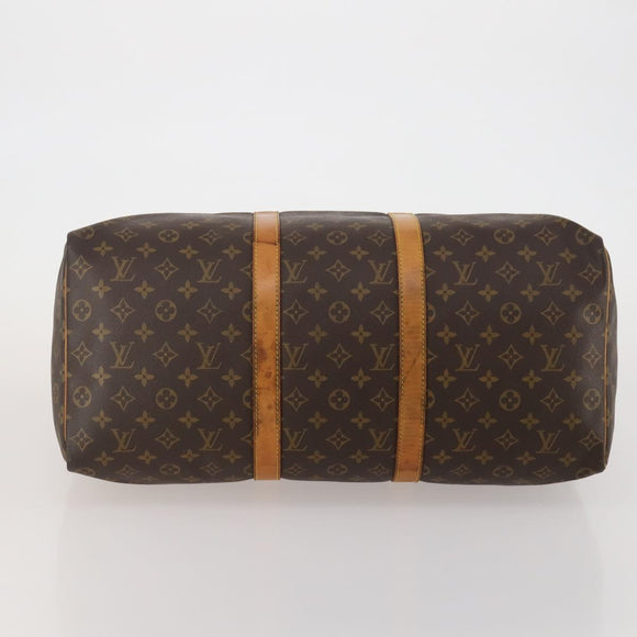 LOUIS VUITTON Monogram Keepall 50 Boston Bag M41426 LV Auth 187419A