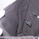 HERMES Fourre Tout Bassas PM Shoulder Bag Canvas Gray Silver Auth 187421A-19