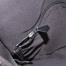 HERMES Fourre Tout Bassas PM Shoulder Bag Canvas Gray Silver Auth 187421A-21