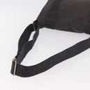 HERMES Fourre Tout Bassas PM Shoulder Bag Canvas Gray Silver Auth 187421A-7