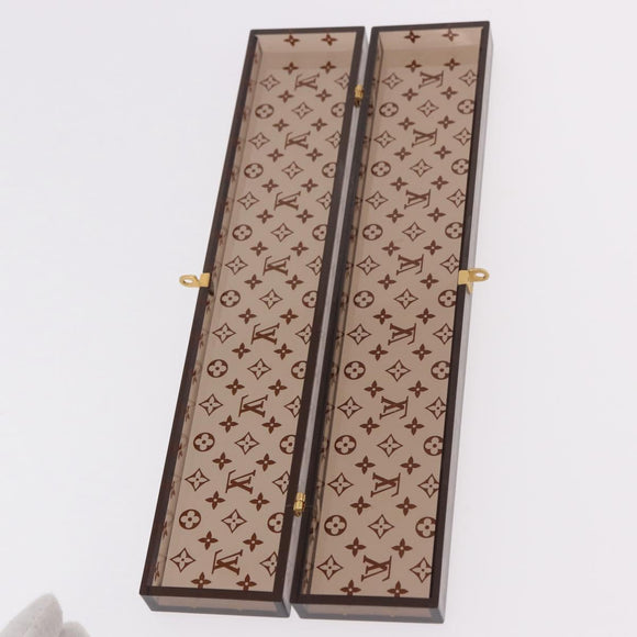 LOUIS VUITTON Monogram Baguette Chop Sticks Wood VIP Only M99171 LV Auth 187422V