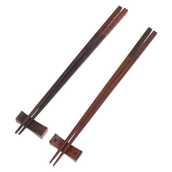 LOUIS VUITTON Monogram Baguette Chop Sticks Wood VIP Only M99171 LV Auth 187422V