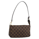 LOUIS VUITTON Damier Ebene Pochette Accessoires Pouch N41206 LV Auth 187423V-1