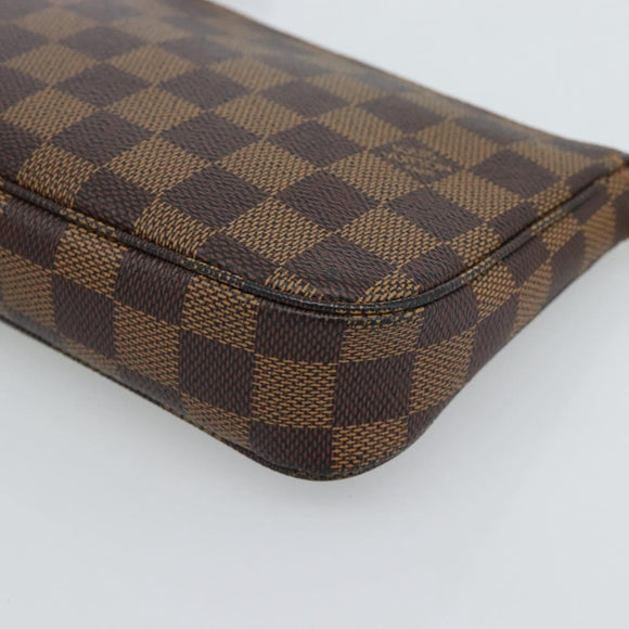 LOUIS VUITTON Damier Ebene Pochette Accessoires Pouch N41206 LV Auth 187423V