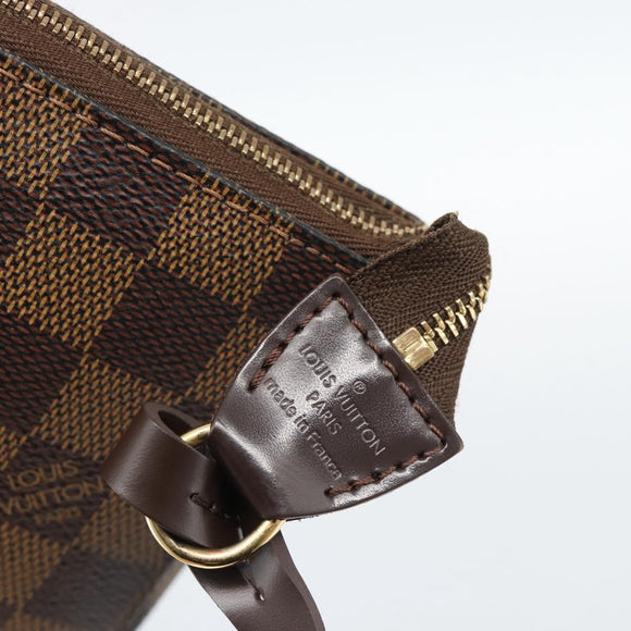 LOUIS VUITTON Damier Ebene Pochette Accessoires Pouch N41206 LV Auth 187423V