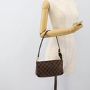 LOUIS VUITTON Damier Ebene Pochette Accessoires Pouch N41206 LV Auth 187423V-23