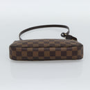 LOUIS VUITTON Damier Ebene Pochette Accessoires Pouch N41206 LV Auth 187423V-5