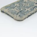 LOUIS VUITTON Monogram Denim Pochette Cles Coin Purse Blue M95343 Auth 187424A-16