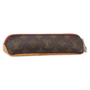 LOUIS VUITTON Monogram Trousse Elizabeth Pen Case Red GI0009 LV Auth 187428A-1