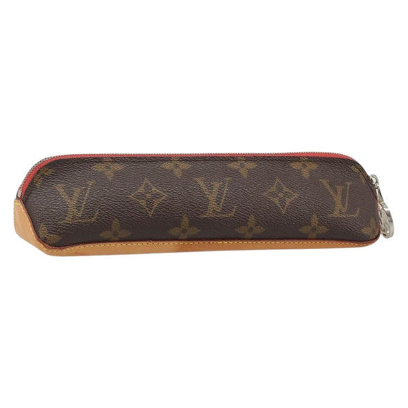 LOUIS VUITTON Monogram Trousse Elizabeth Pen Case Red GI0009 LV Auth 187428A