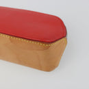LOUIS VUITTON Monogram Trousse Elizabeth Pen Case Red GI0009 LV Auth 187428A-15