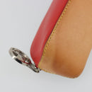 LOUIS VUITTON Monogram Trousse Elizabeth Pen Case Red GI0009 LV Auth 187428A-16