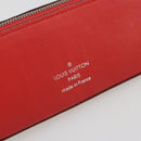 LOUIS VUITTON Monogram Trousse Elizabeth Pen Case Red GI0009 LV Auth 187428A-8
