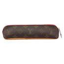 LOUIS VUITTON Monogram Trousse Elizabeth Pen Case Red GI0009 LV Auth 187428A-13