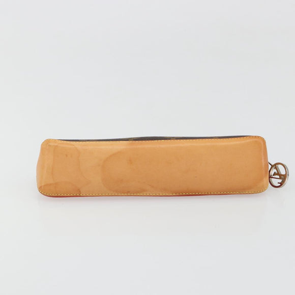 LOUIS VUITTON Monogram Trousse Elizabeth Pen Case Red GI0009 LV Auth 187428A