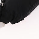 PRADA Waist bag Nylon Black Silver Auth 187430A-9